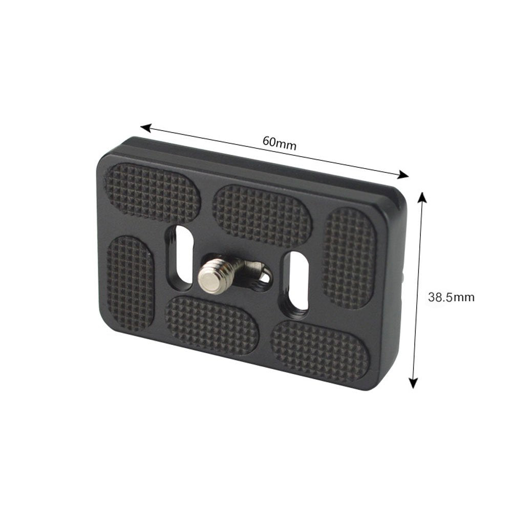 Harwerrel 60Mm Quick Release Plate Fits Arca Swiss Standard For Camera Tripod Ballhead (Pack Of 2)